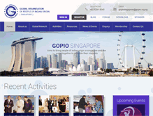 Tablet Screenshot of gopio.org.sg